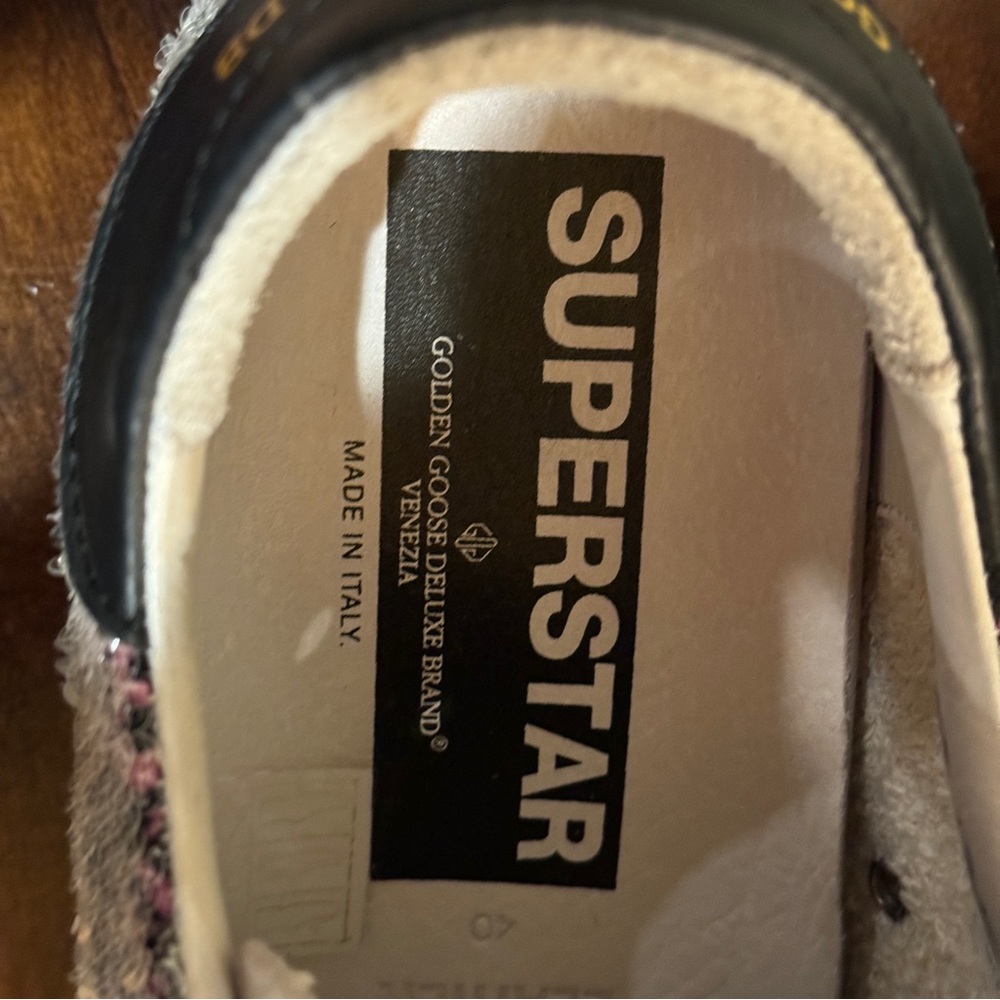Golden Goose Sneakers in White with Distressed Finish and Iconic Star 40 Womens - Picture 4 of 11